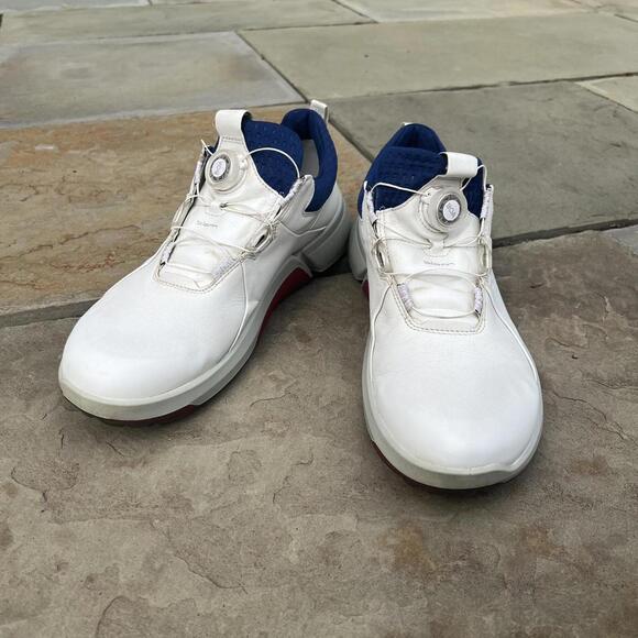 ECCO Men's White and Blue Other-footwear - Picture 3 of 8